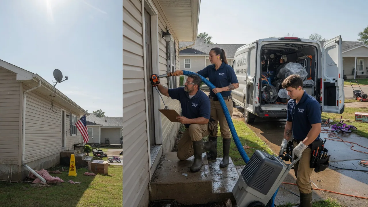 Ceiling Water Damage Restoration in Perkins, MO near me